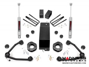 Chevrolet Silverado 1500 4WD Suspension Lift Kit w/ Upper Control Arms - 3.5" Lift - Cast Steel
